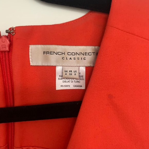 French Connection Classic Red/Orange Dress - Picture 6 of 6